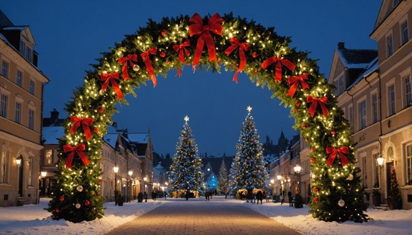 Louez une arche de Noël pour illuminer vos célébrations
